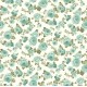 Canvas Roses, bedruckt, blau-grün + 13.6000